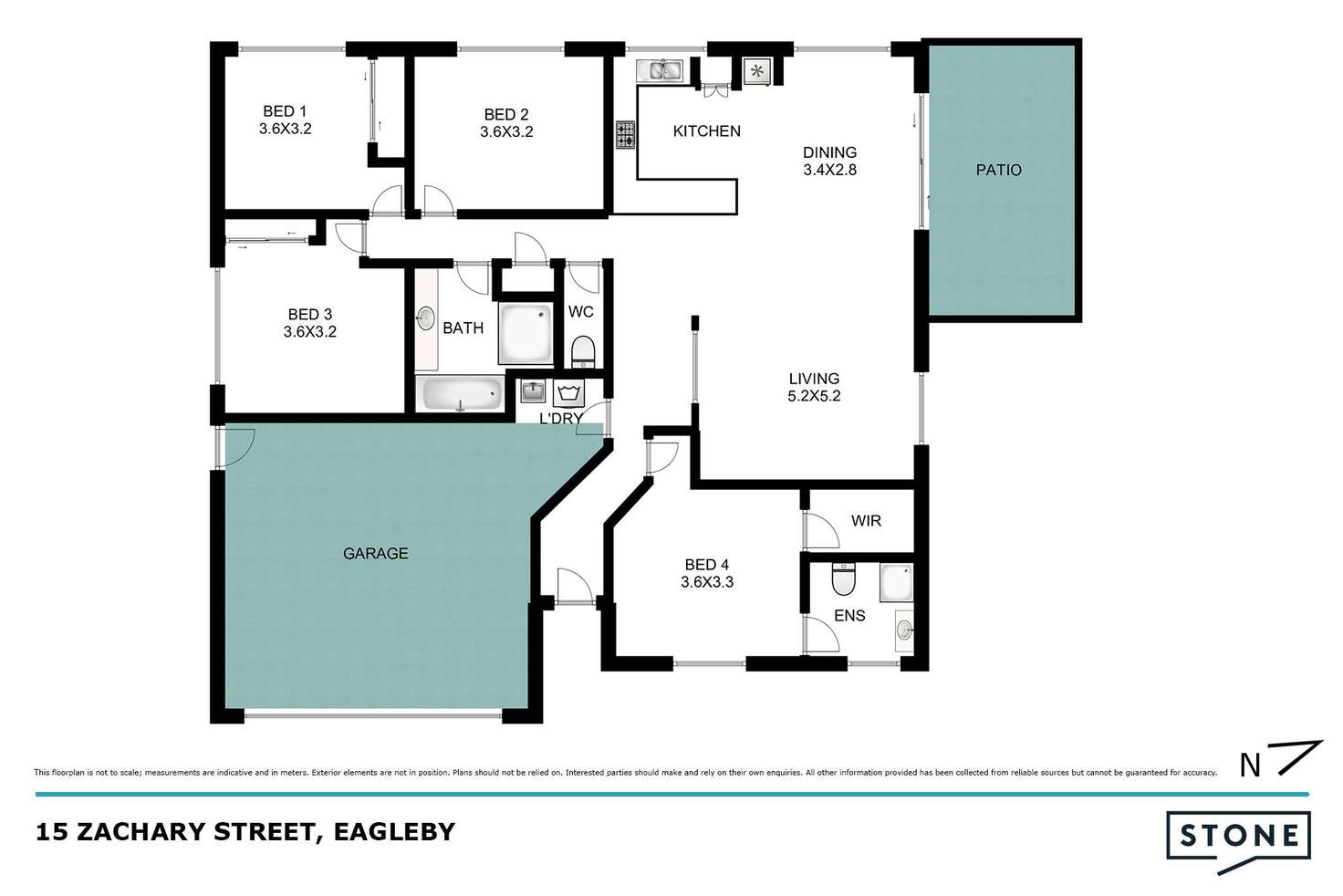 Floorplan of Homely house listing, 15 Zachary Street, Eagleby QLD 4207
