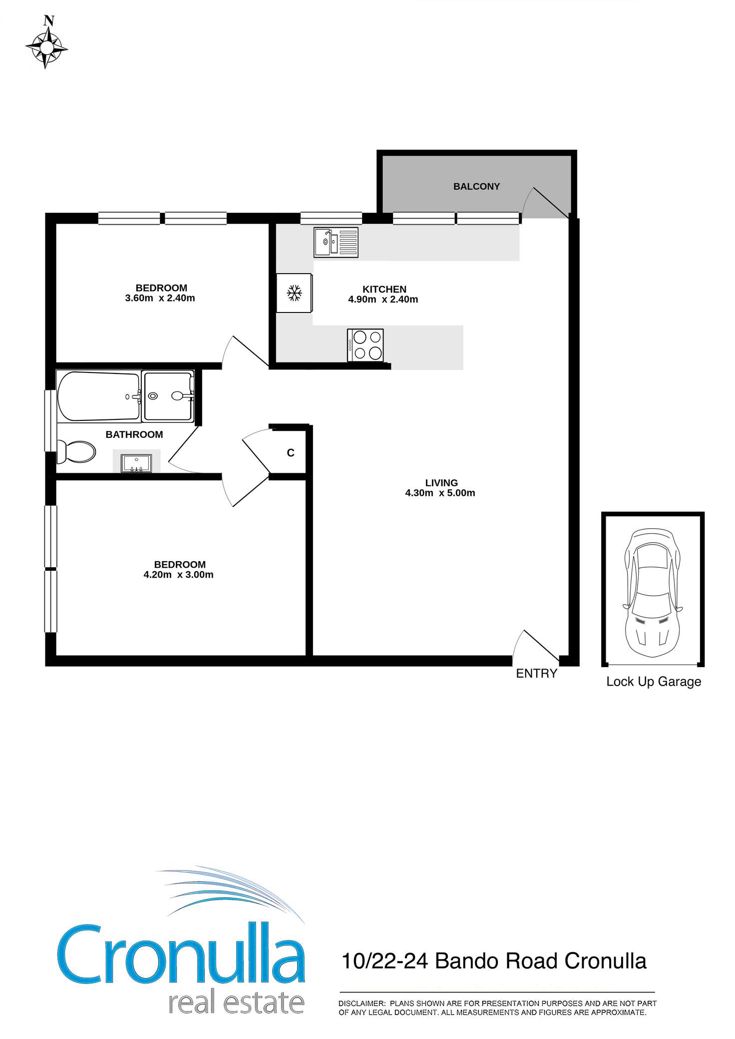 Floorplan of Homely apartment listing, 10/22-24 Bando Road, Cronulla NSW 2230
