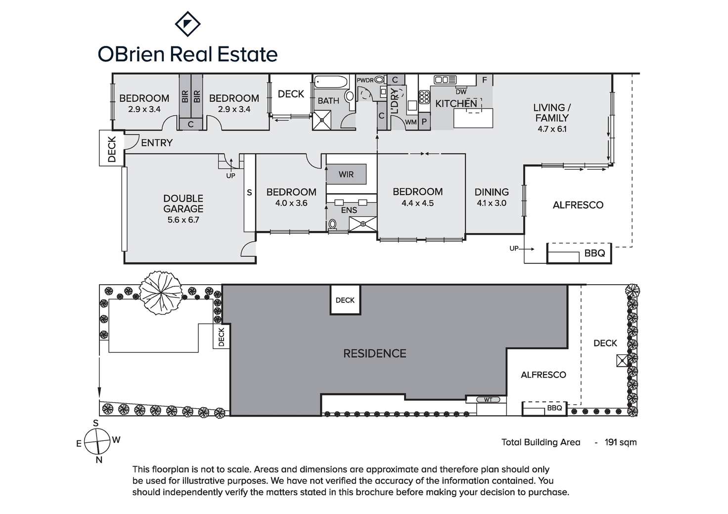 Floorplan of Homely townhouse listing, 2/5 Riviera Street, Mentone VIC 3194