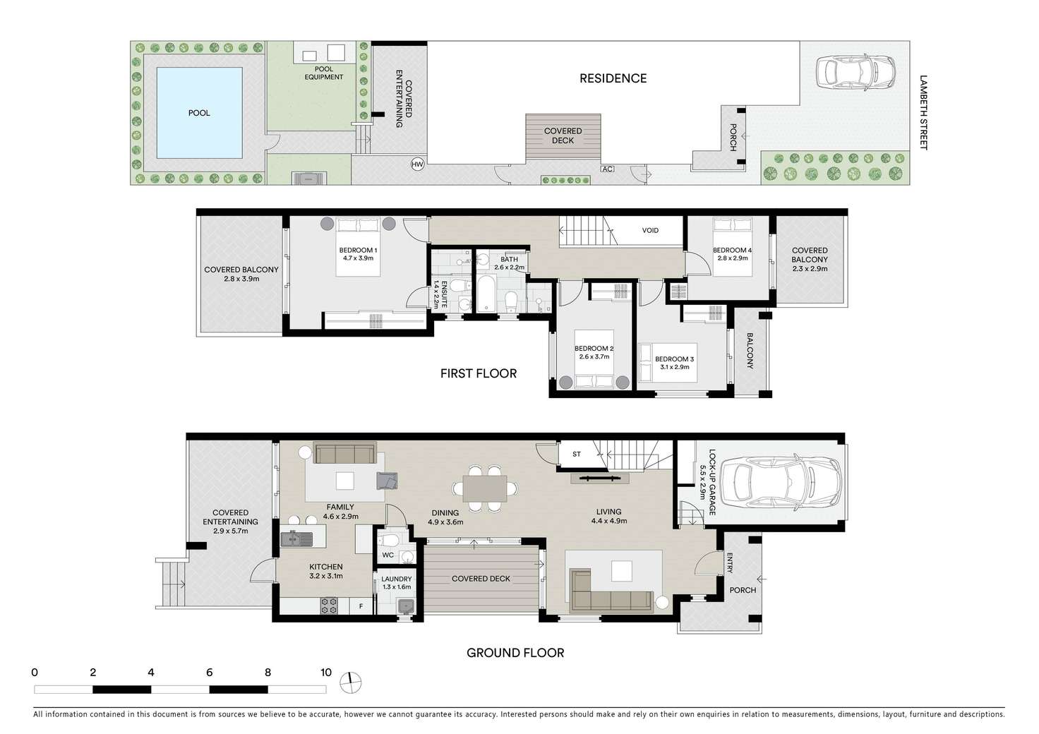 Floorplan of Homely semiDetached listing, 134A Lambeth Street, Panania NSW 2213