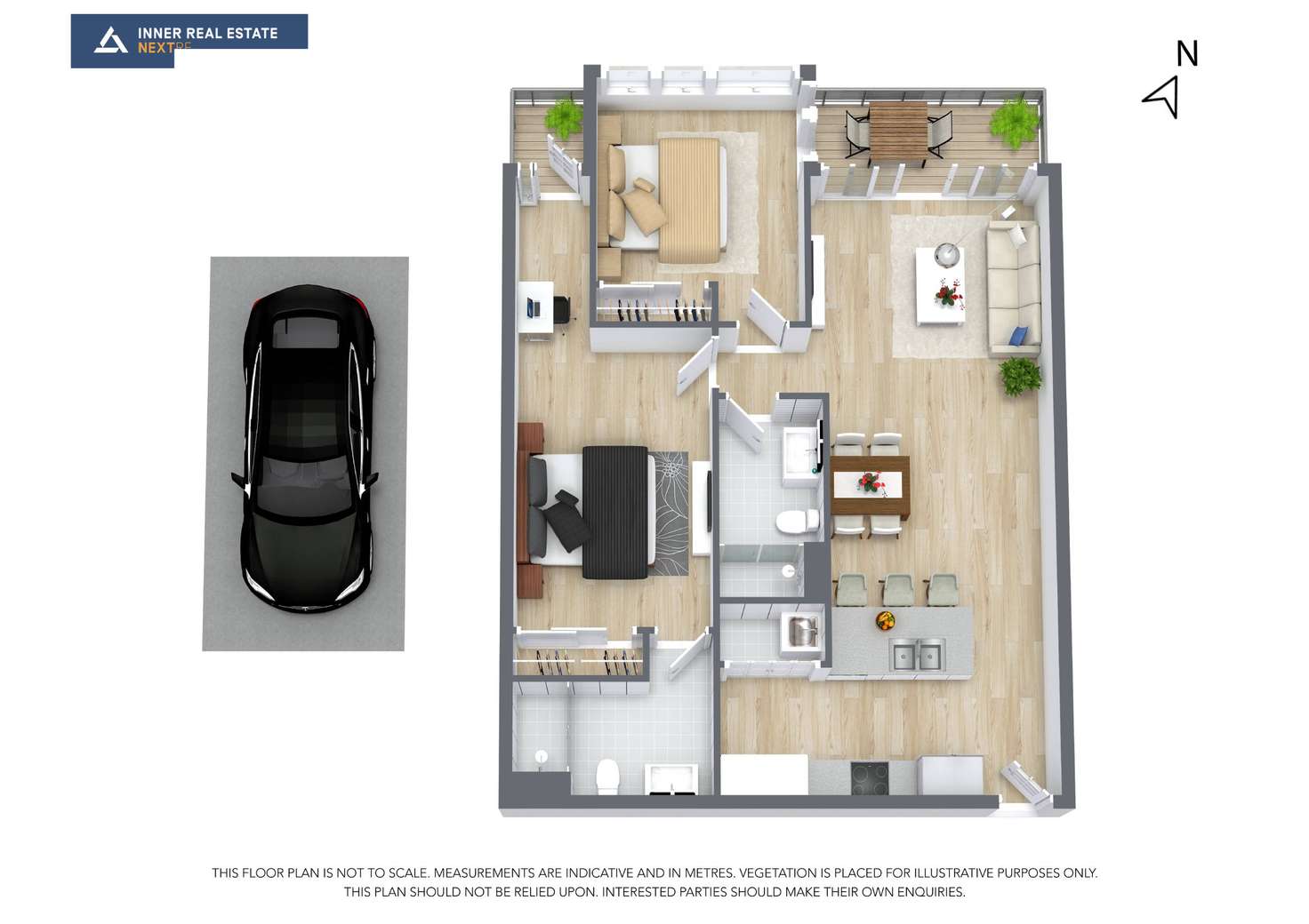 Floorplan of Homely apartment listing, 1102/108 Flinders Street, Melbourne VIC 3000