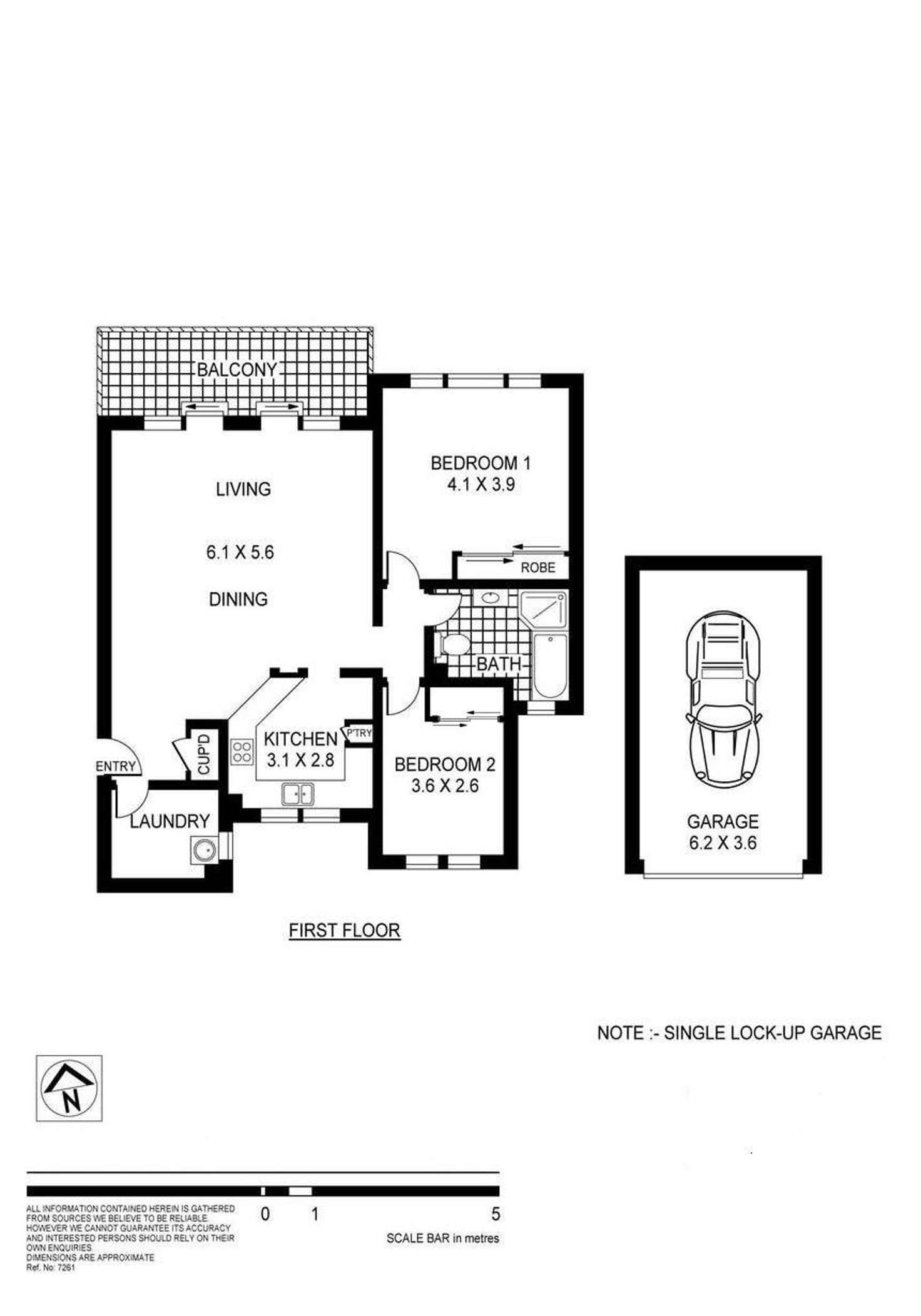 Floorplan of Homely unit listing, 9/331-335 President Avenue, Gymea NSW 2227
