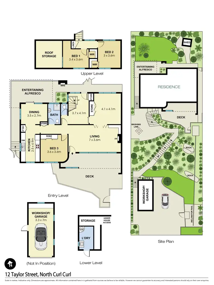 Floorplan of Homely house listing, 12 Taylor Street, North Curl Curl NSW 2099