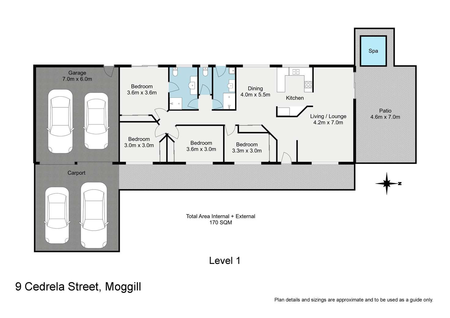 Floorplan of Homely house listing, 9 Cedrela Street, Moggill QLD 4070