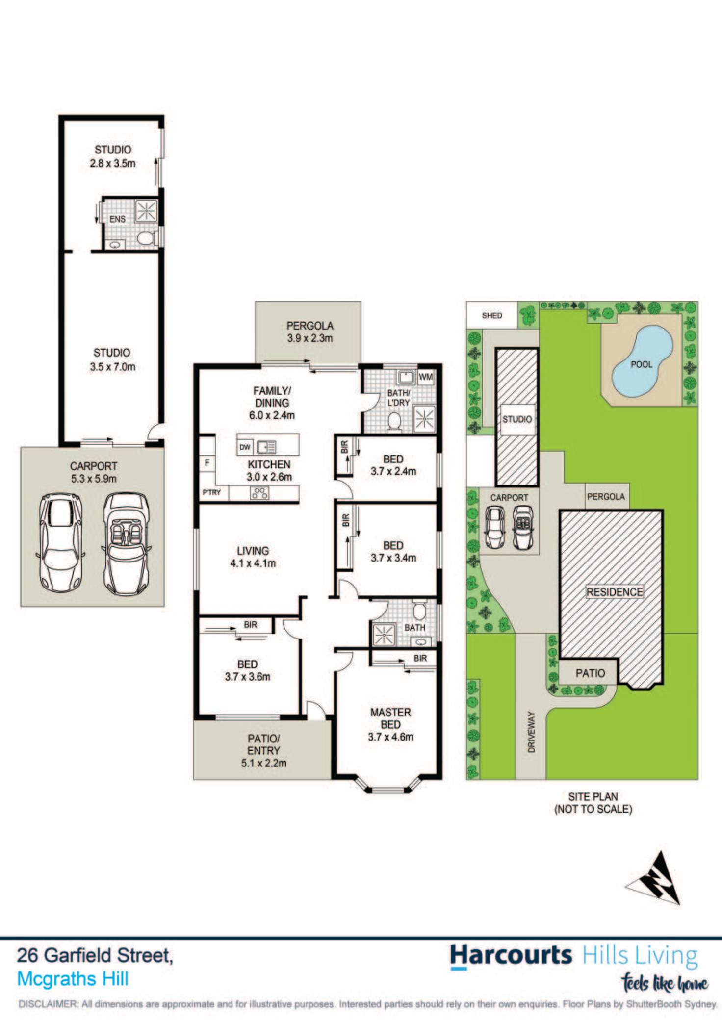 Floorplan of Homely house listing, 26 Garfield Street, Mcgraths Hill NSW 2756