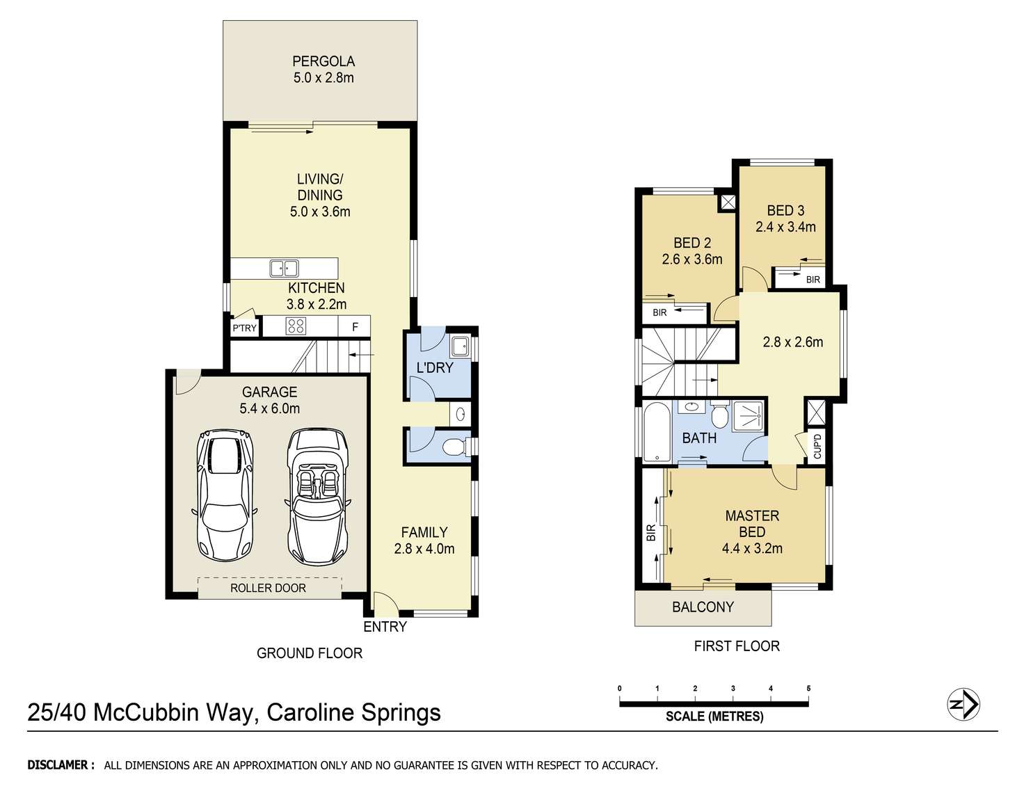 Floorplan of Homely house listing, 25/40 Mccubbin Way, Caroline Springs VIC 3023