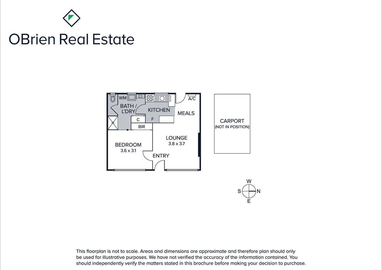 Floorplan of Homely apartment listing, 6/5-7 Brindisi Street, Mentone VIC 3194