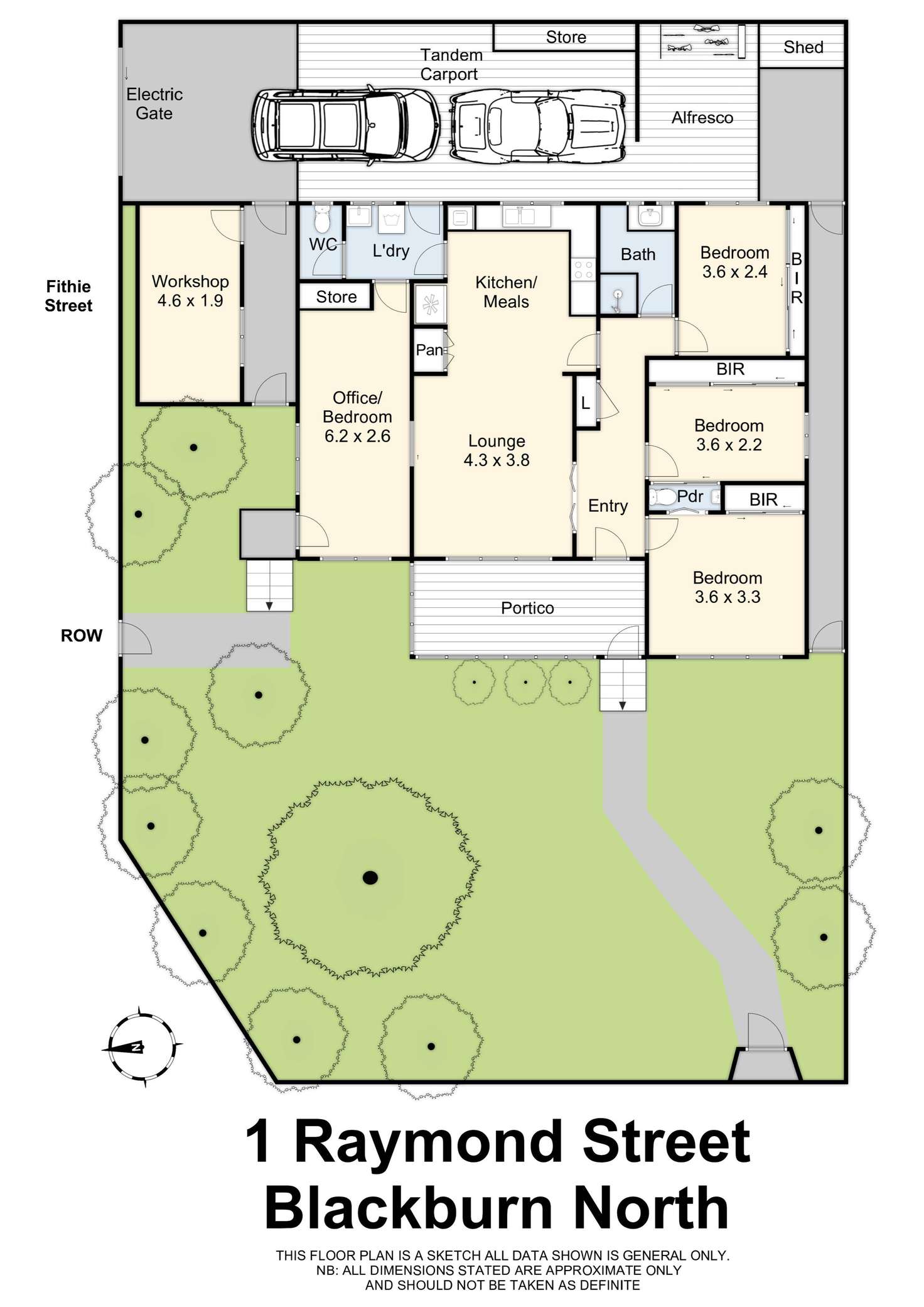 Floorplan of Homely house listing, 1 Raymond Street, Blackburn North VIC 3130