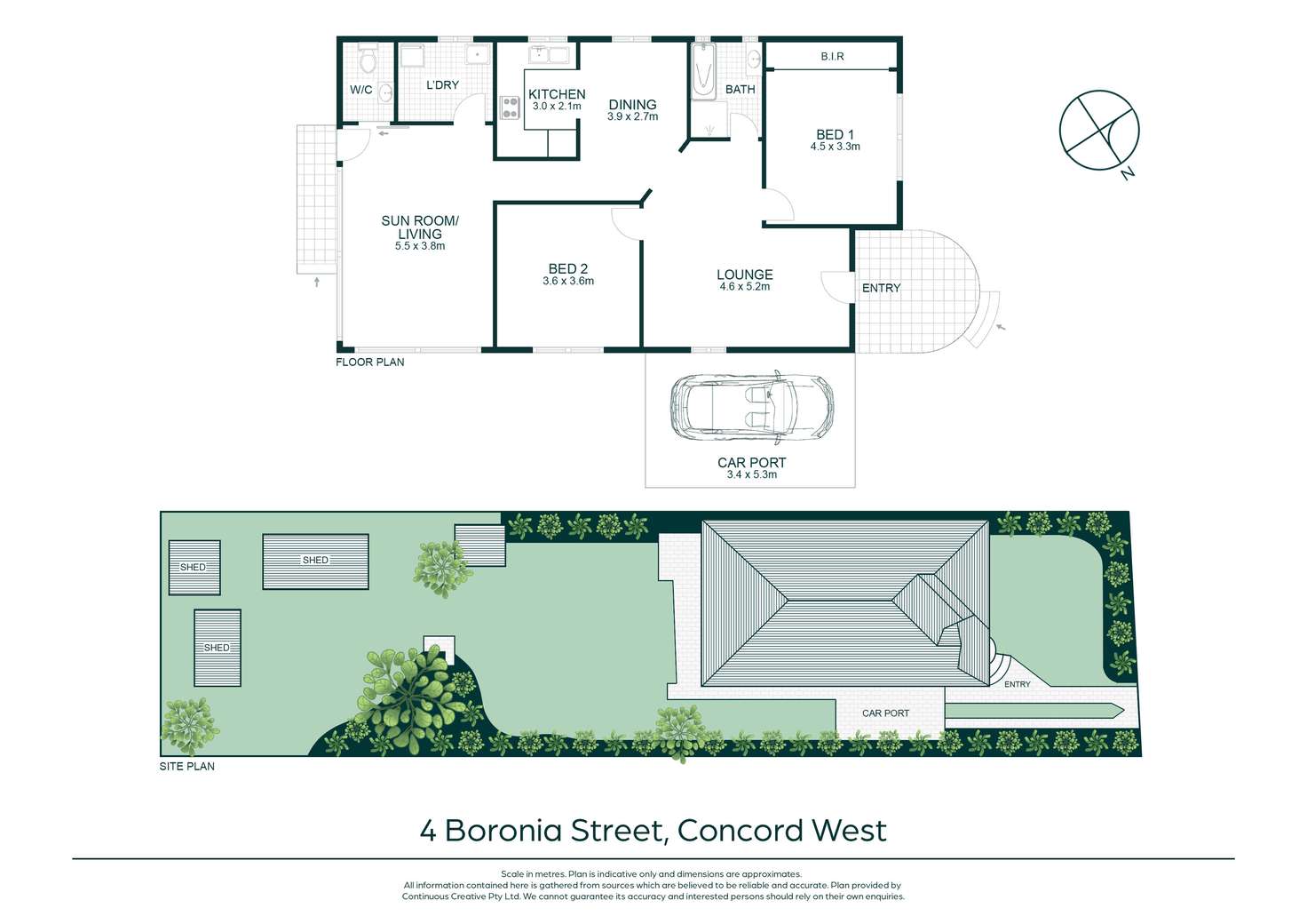 Floorplan of Homely house listing, 4 Boronia Street, Concord West NSW 2138