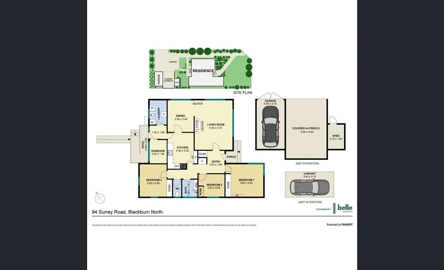 Floorplan of Homely house listing, 94 Surrey Road, Blackburn North VIC 3130