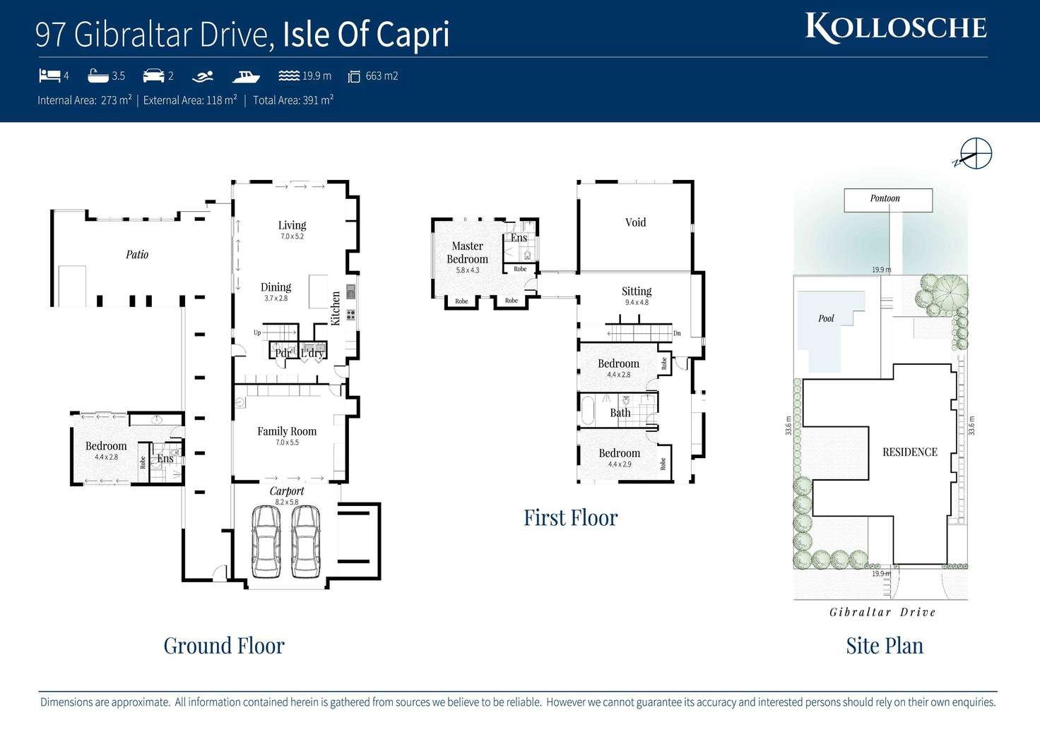 Floorplan of Homely house listing, 97 Gibraltar Drive, Isle Of Capri QLD 4217