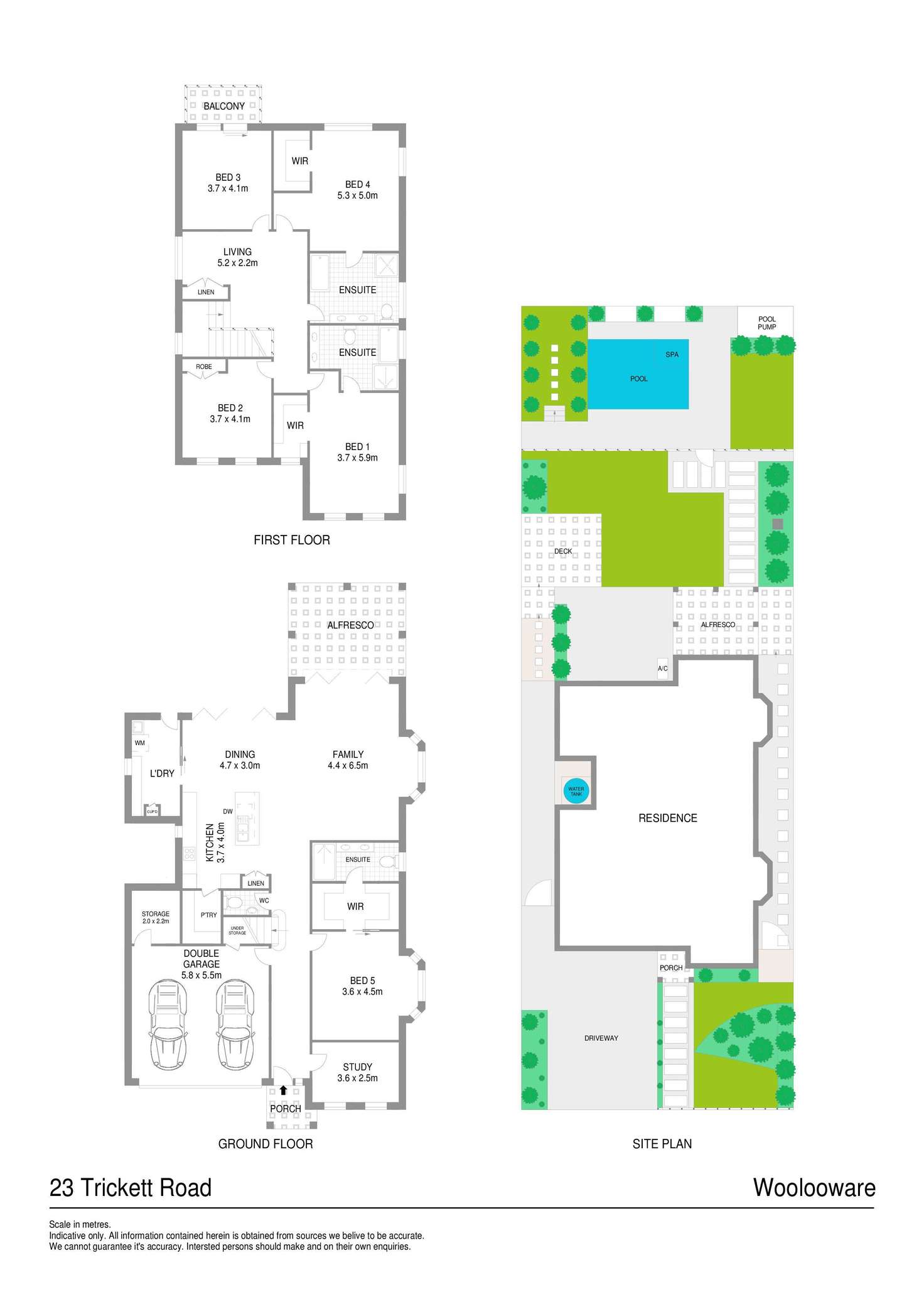 Floorplan of Homely house listing, 23 Trickett Road, Woolooware NSW 2230