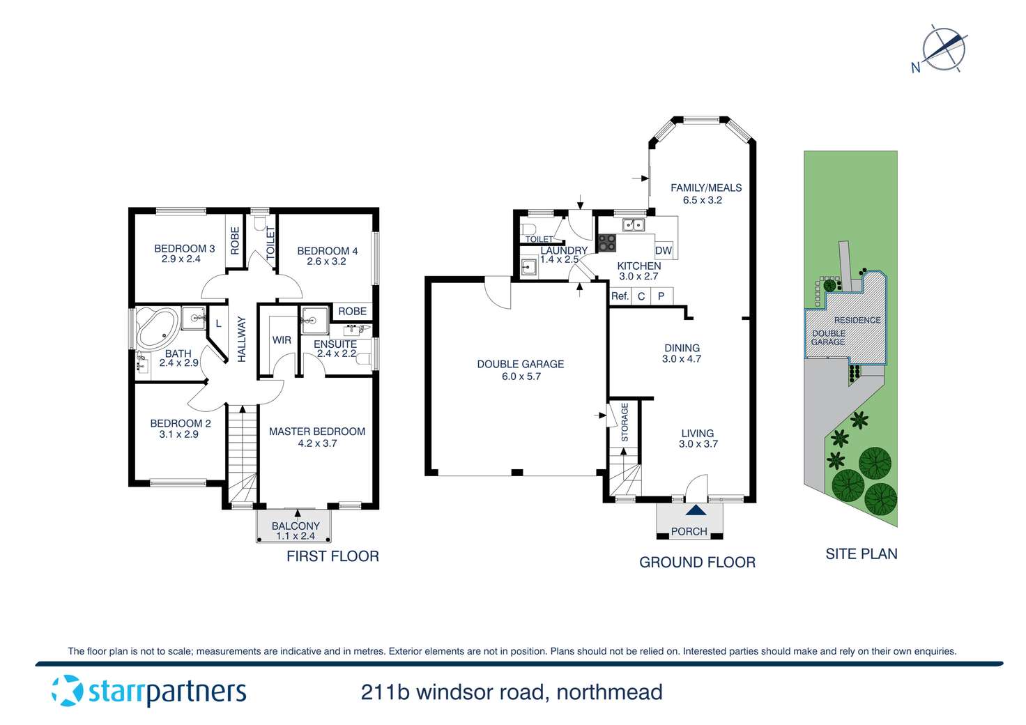 Floorplan of Homely semiDetached listing, 211B Windsor Road, Northmead NSW 2152