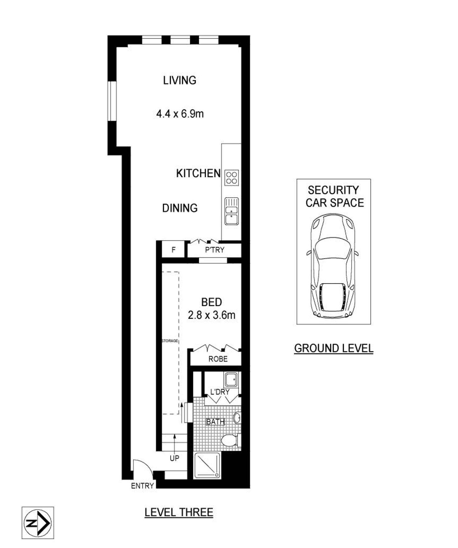 Floorplan of Homely apartment listing, 2 York Street, Sydney NSW 2000