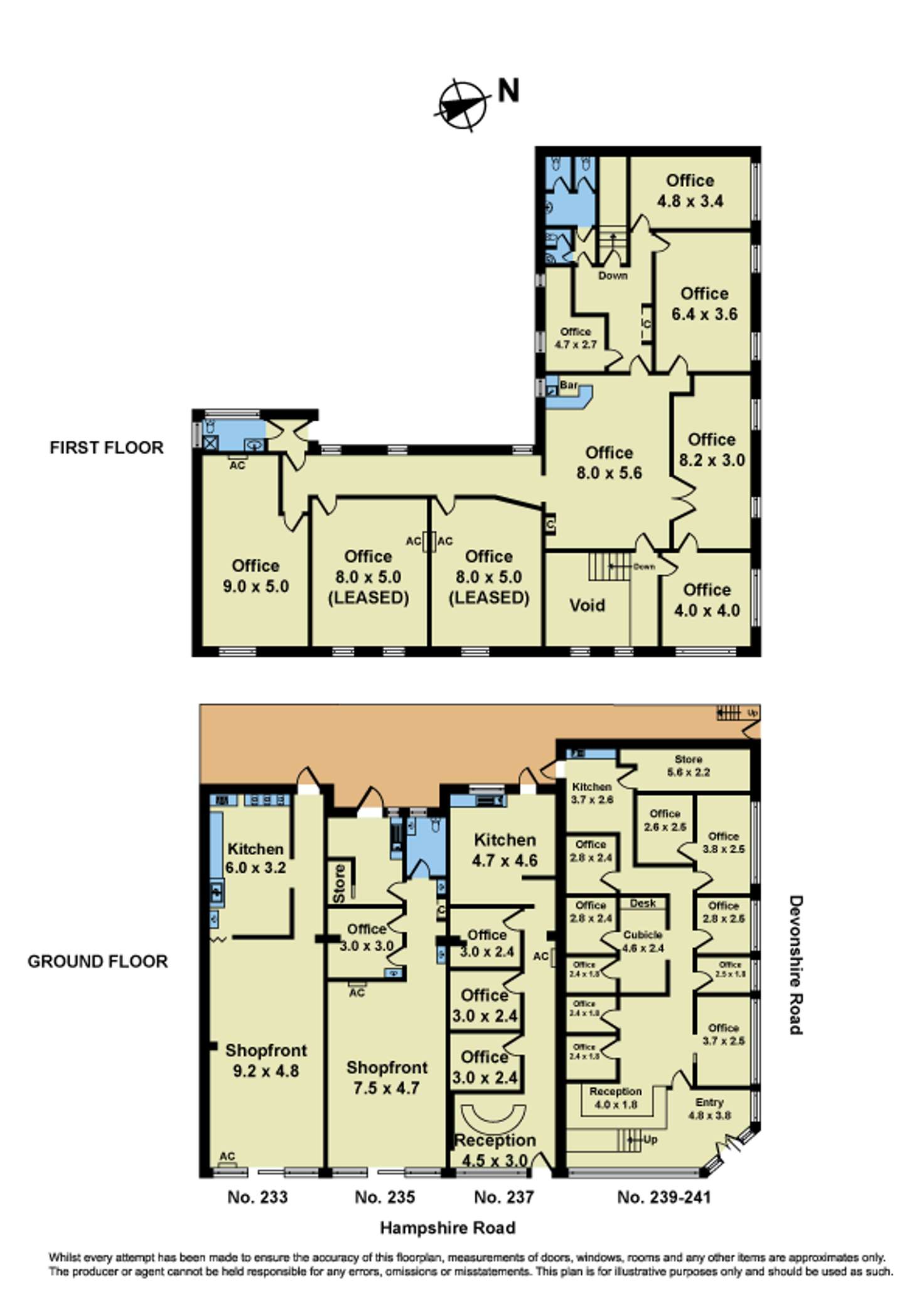 Floorplan of Homely house listing, 233-241 Hampshire Road, Sunshine VIC 3020