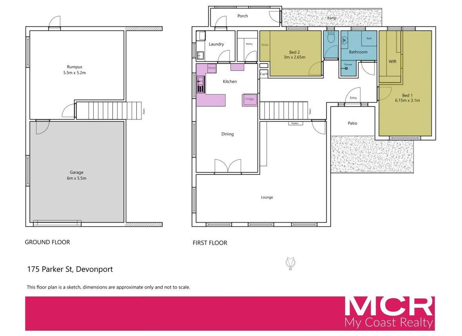 Floorplan of Homely house listing, 175 Parker Street, Devonport TAS 7310