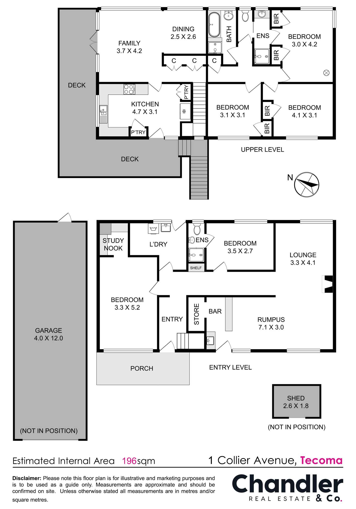 Floorplan of Homely house listing, 1 Collier Avenue, Tecoma VIC 3160