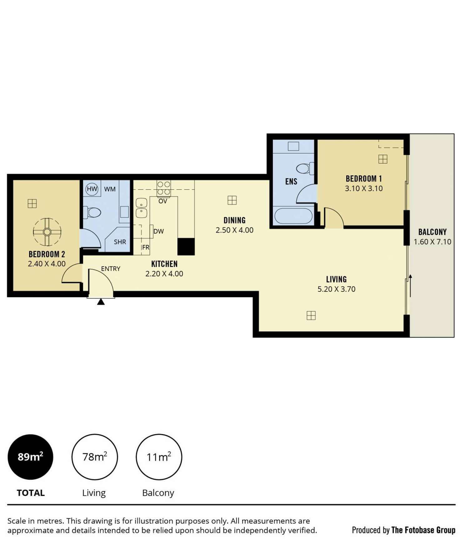 Floorplan of Homely apartment listing, 105/39 Grenfell Street, Adelaide SA 5000