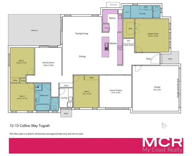 Floorplan of Homely house listing, 12 & 13 Collins Way, Tugrah TAS 7310