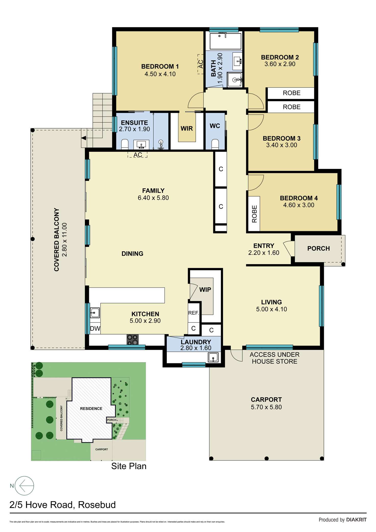 Floorplan of Homely house listing, 2/5 Hove Road, Rosebud VIC 3939