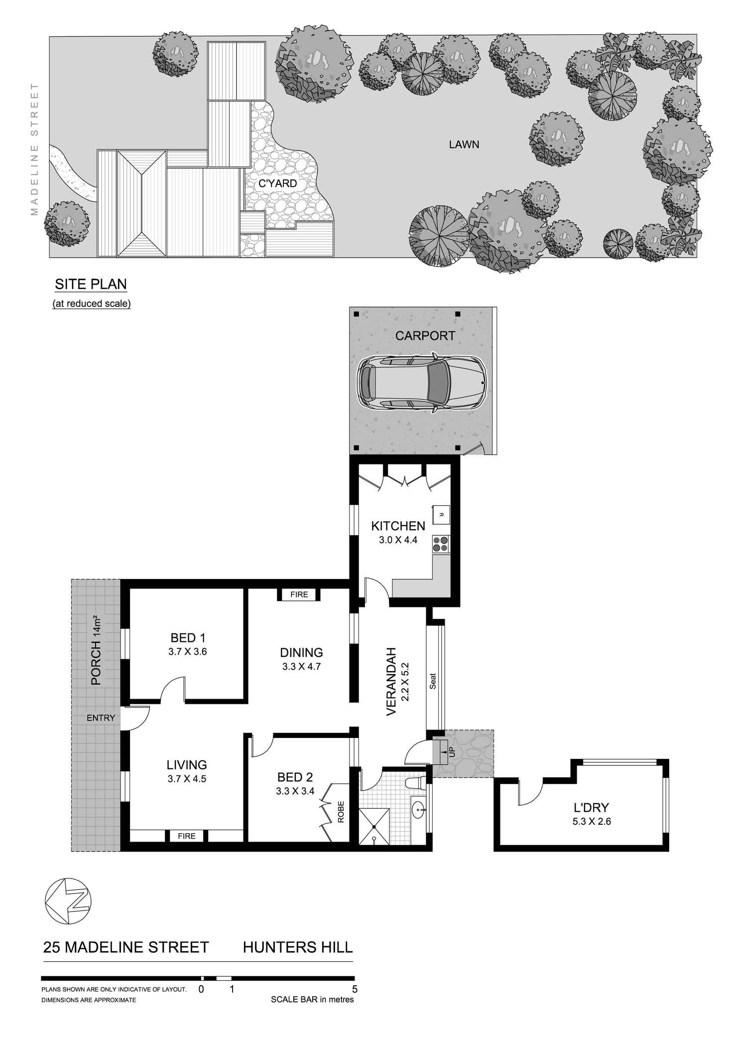 Floorplan of Homely house listing, 25 Madeline Street, Hunters Hill NSW 2110