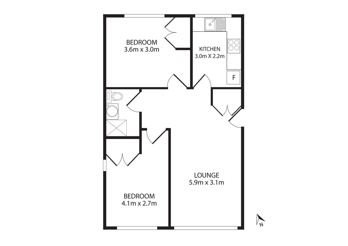 Floorplan of Homely apartment listing, 7/5 James Street, Box Hill VIC 3128