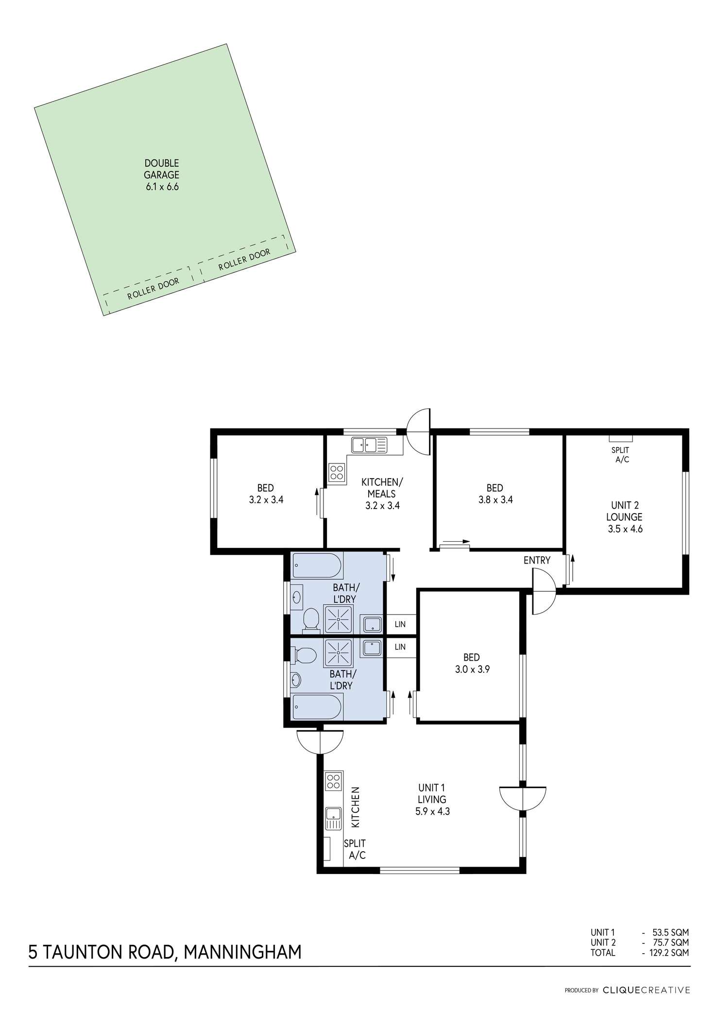 Floorplan of Homely house listing, 5 Taunton Road, Manningham SA 5086