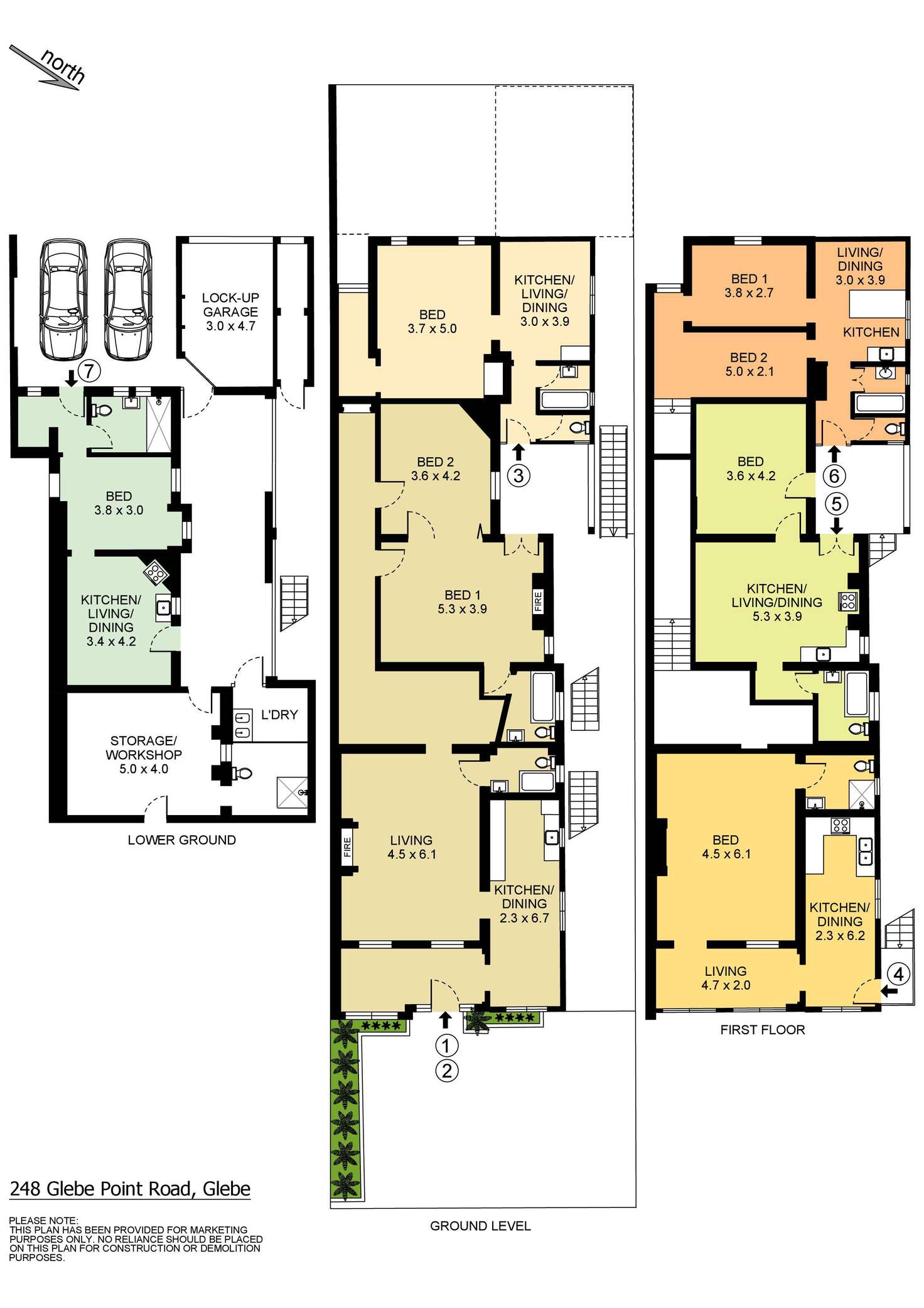 Floorplan of Homely house listing, 248 Glebe Point Road, Glebe NSW 2037