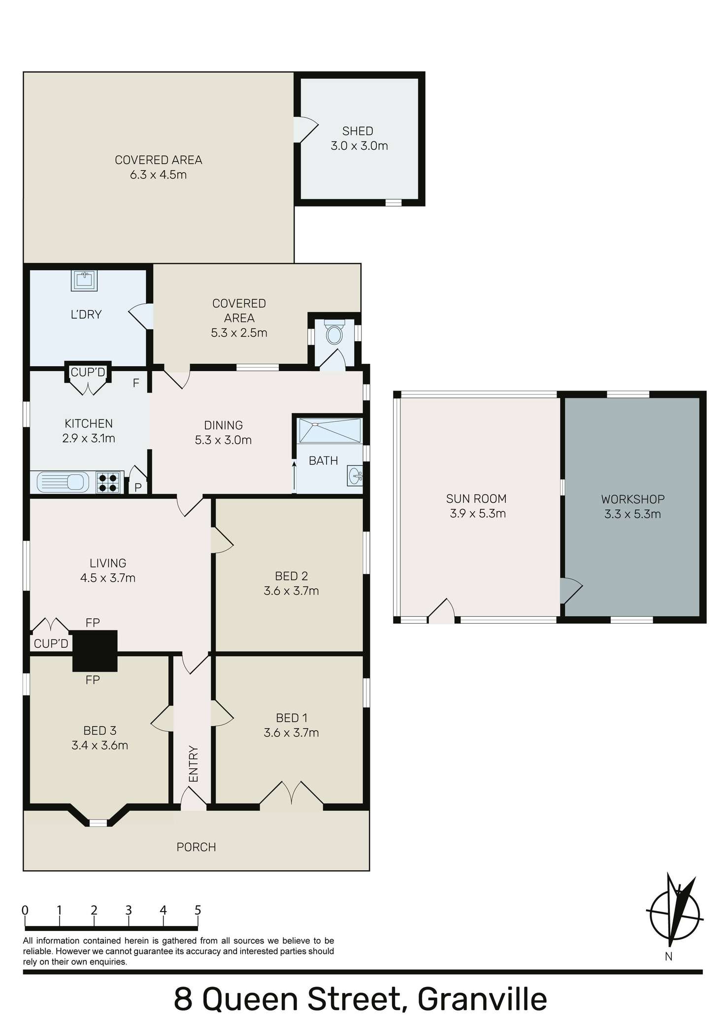 Floorplan of Homely house listing, 8 Queen Street, Granville NSW 2142