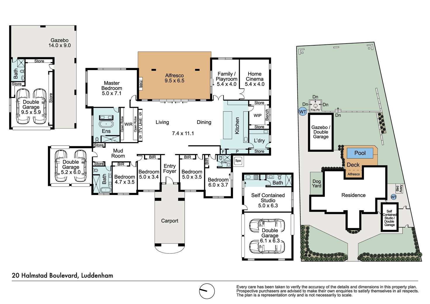 Floorplan of Homely house listing, 20 Halmstad Boulevard, Luddenham NSW 2745