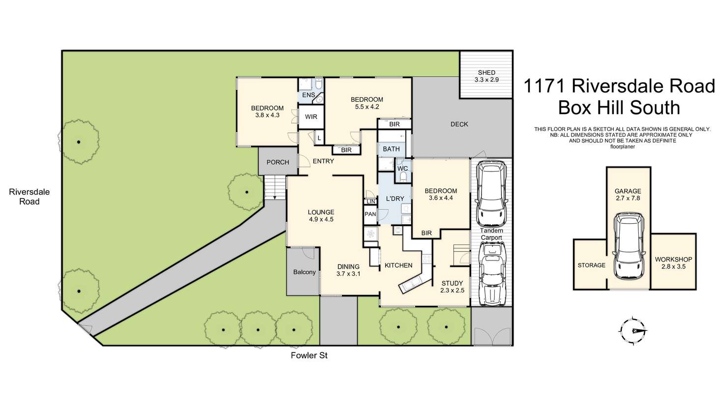 Floorplan of Homely house listing, 1171 Riversdale Road, Box Hill South VIC 3128