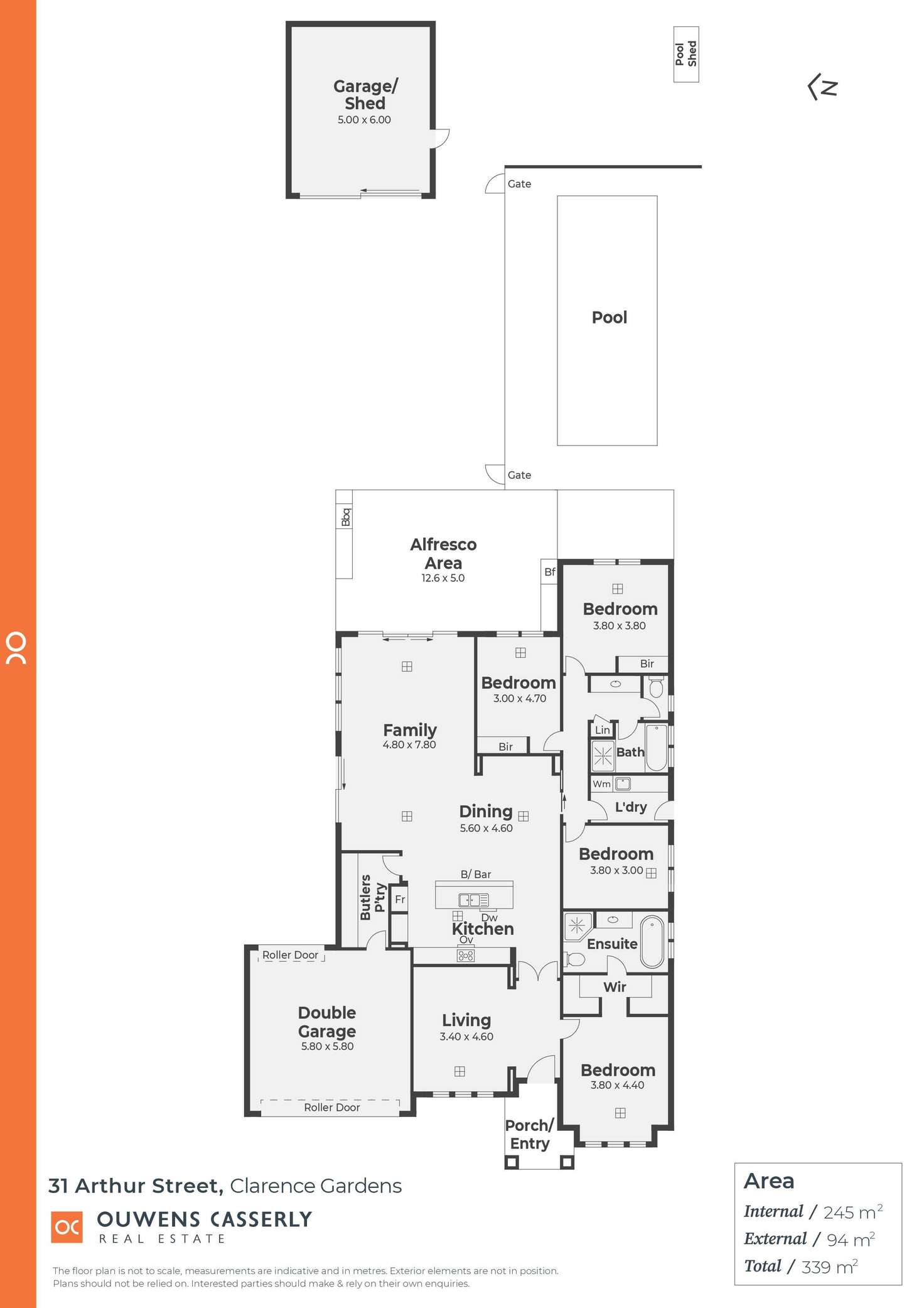 Floorplan of Homely house listing, 31 Arthur Street, Clarence Gardens SA 5039