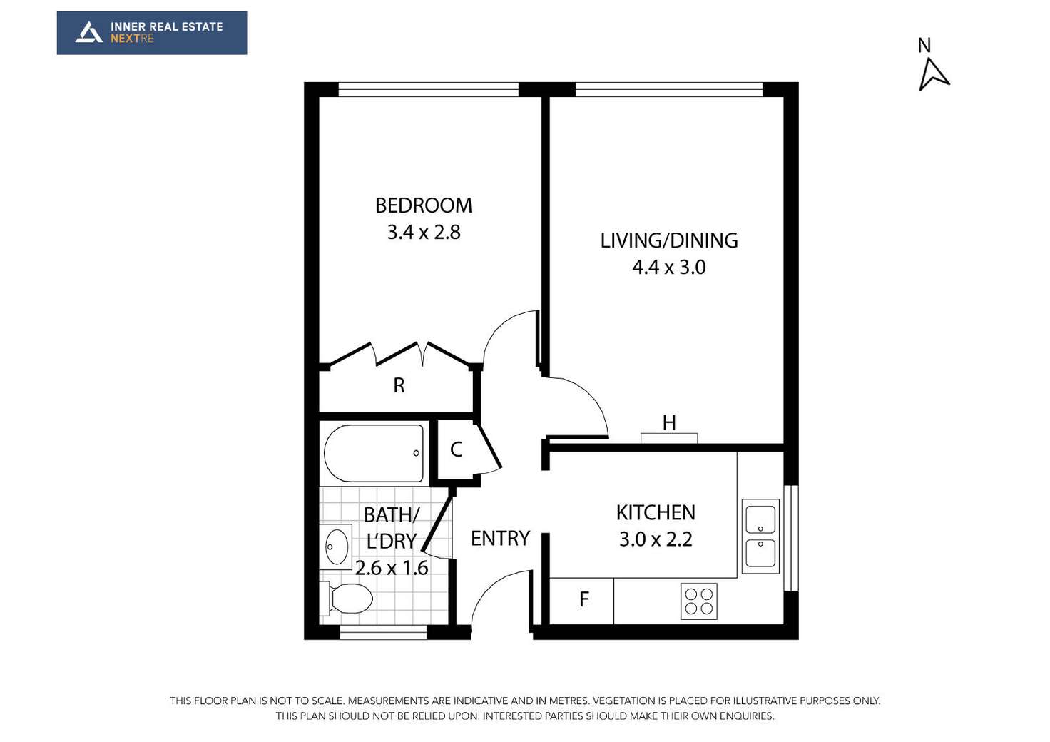 Floorplan of Homely apartment listing, 17/14 Crimea Street, St Kilda VIC 3182