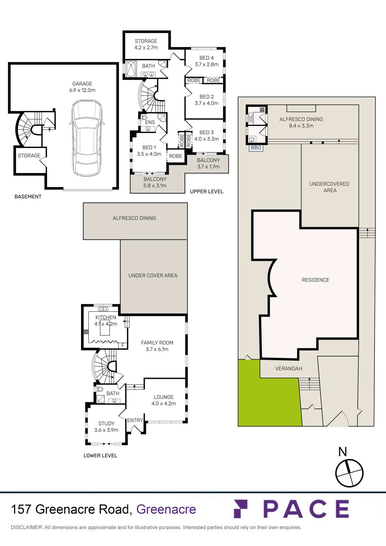 Floorplan of Homely house listing, 157 Greenacre Road, Greenacre NSW 2190
