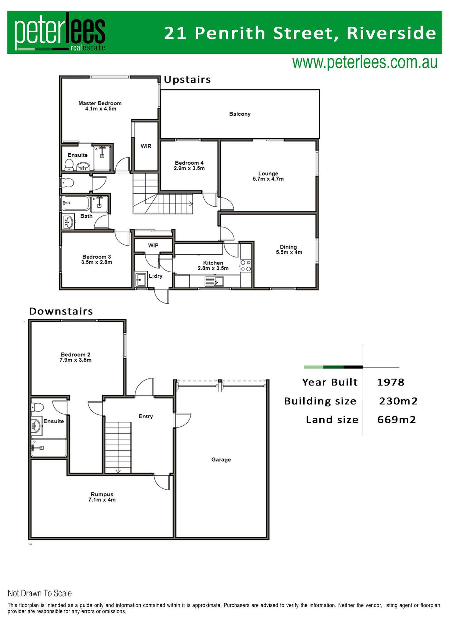 Floorplan of Homely house listing, 21 Penrith Street, Riverside TAS 7250