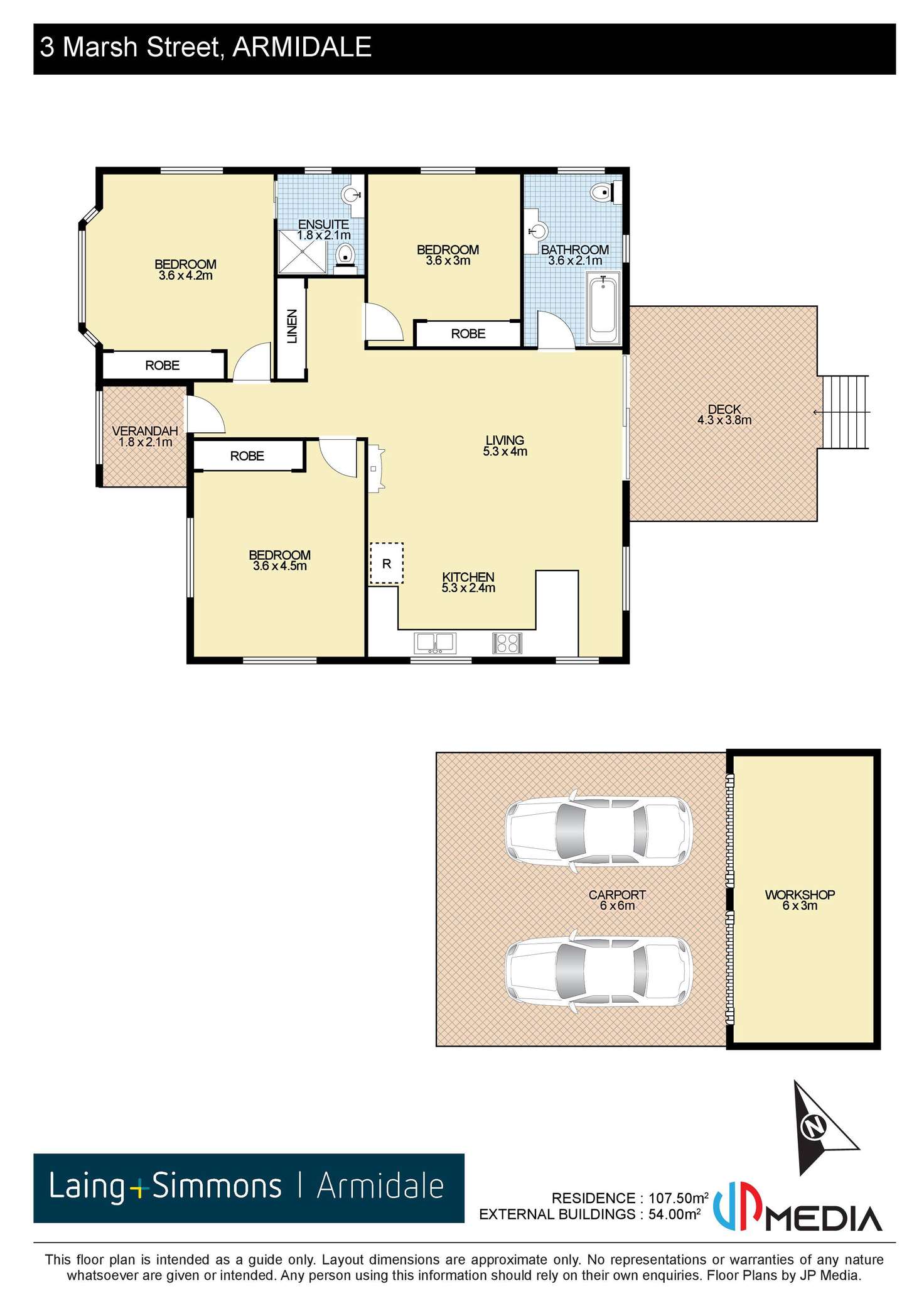 Floorplan of Homely house listing, 3 Marsh Street, Armidale NSW 2350