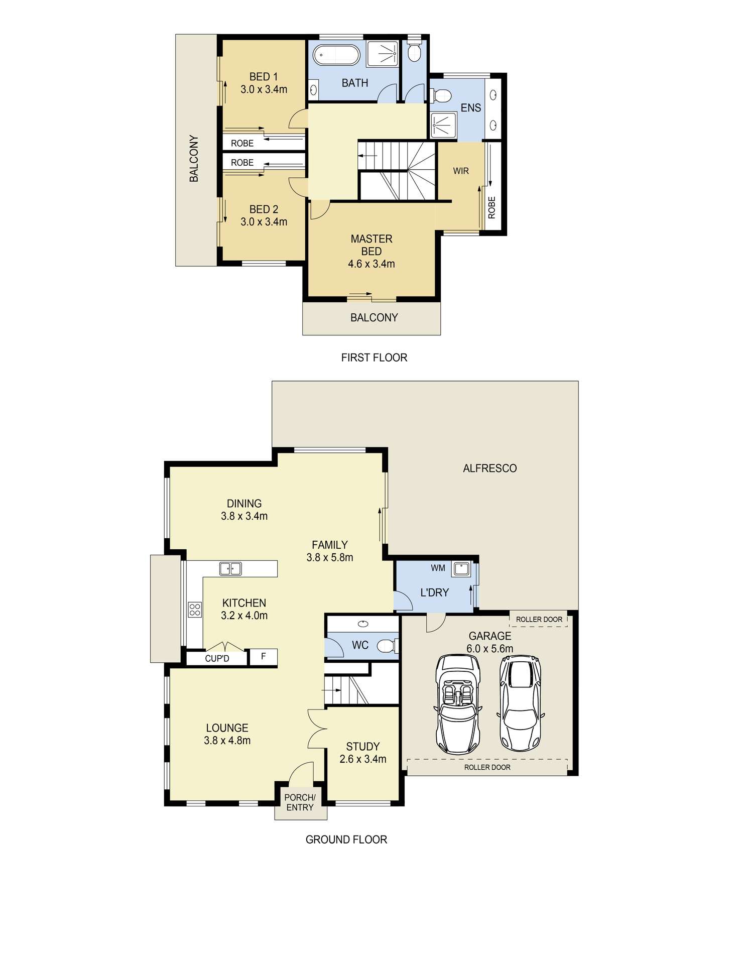 Floorplan of Homely house listing, 64 Honeyeater Crescent, Taylors Lakes VIC 3038
