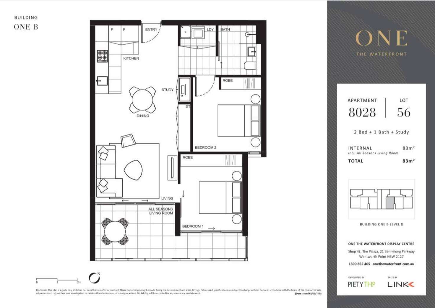 Floorplan of Homely apartment listing, B8028/11 Bennelong Parkway, Wentworth Point NSW 2127