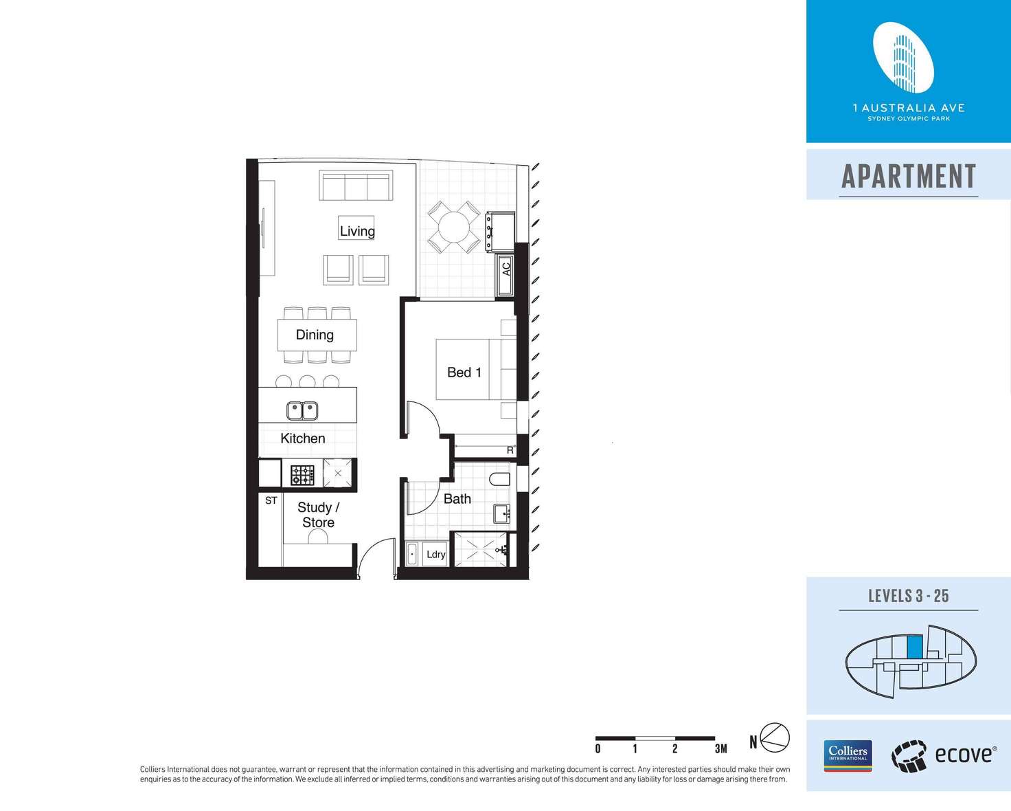 Floorplan of Homely apartment listing, 1205/1 Australia Avenue, Sydney Olympic Park NSW 2127