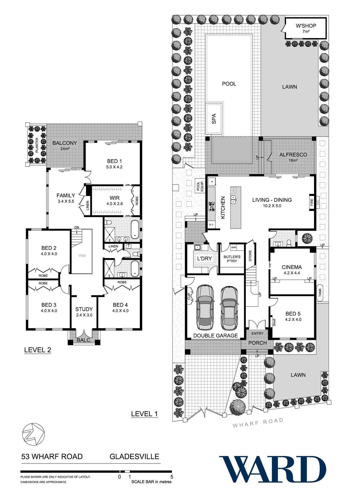 Floorplan of Homely house listing, 53 Wharf Road, Gladesville NSW 2111