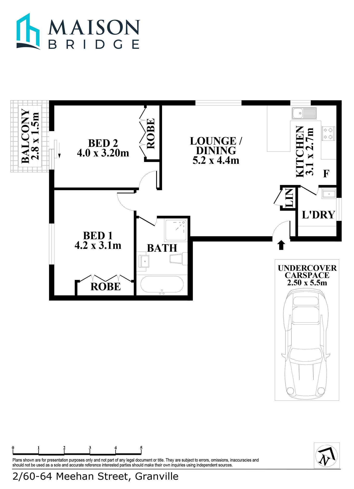 Floorplan of Homely unit listing, 2/60-64 Meehan Street, Granville NSW 2142