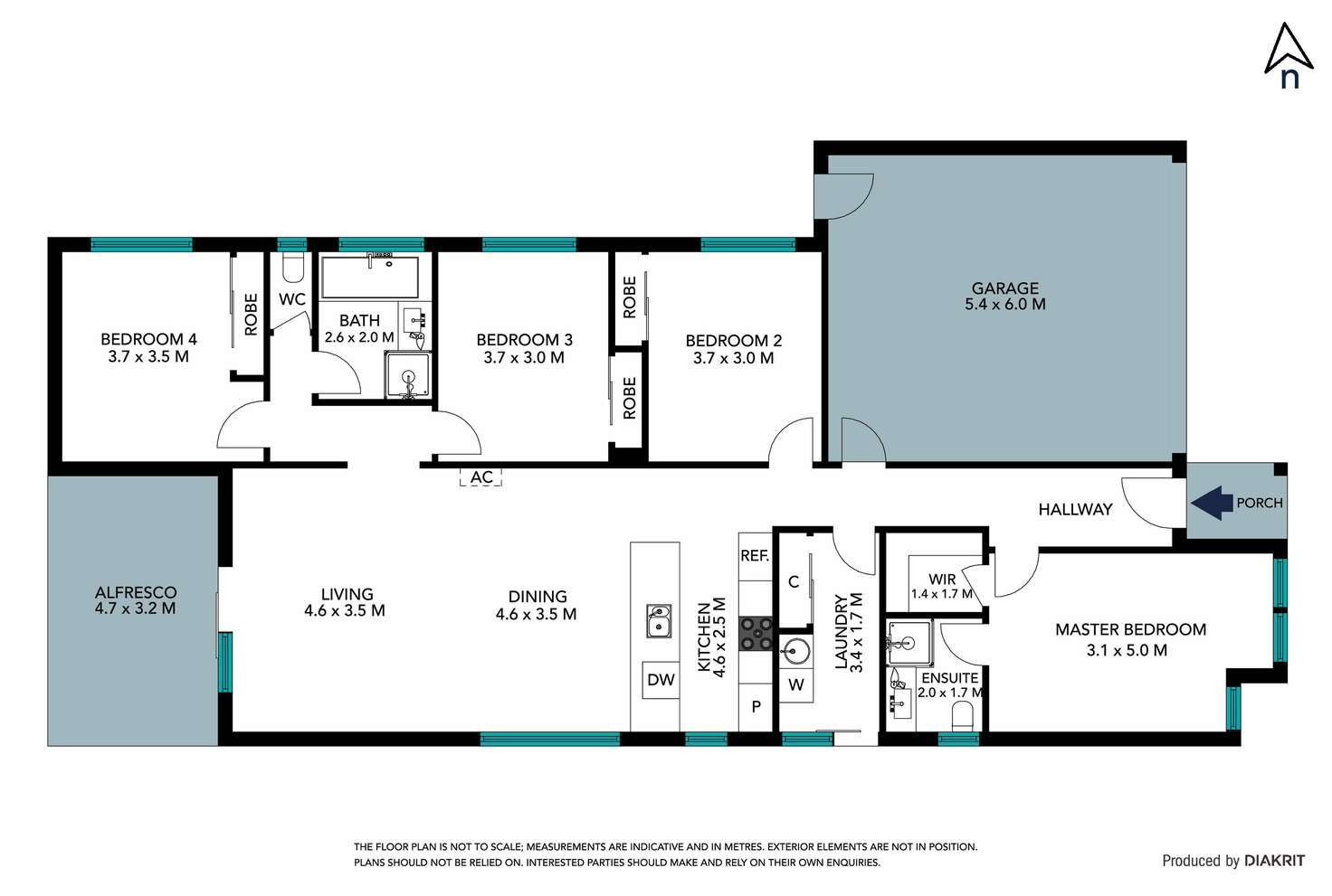 Floorplan of Homely house listing, 45 Millicent Drive, Craigieburn VIC 3064