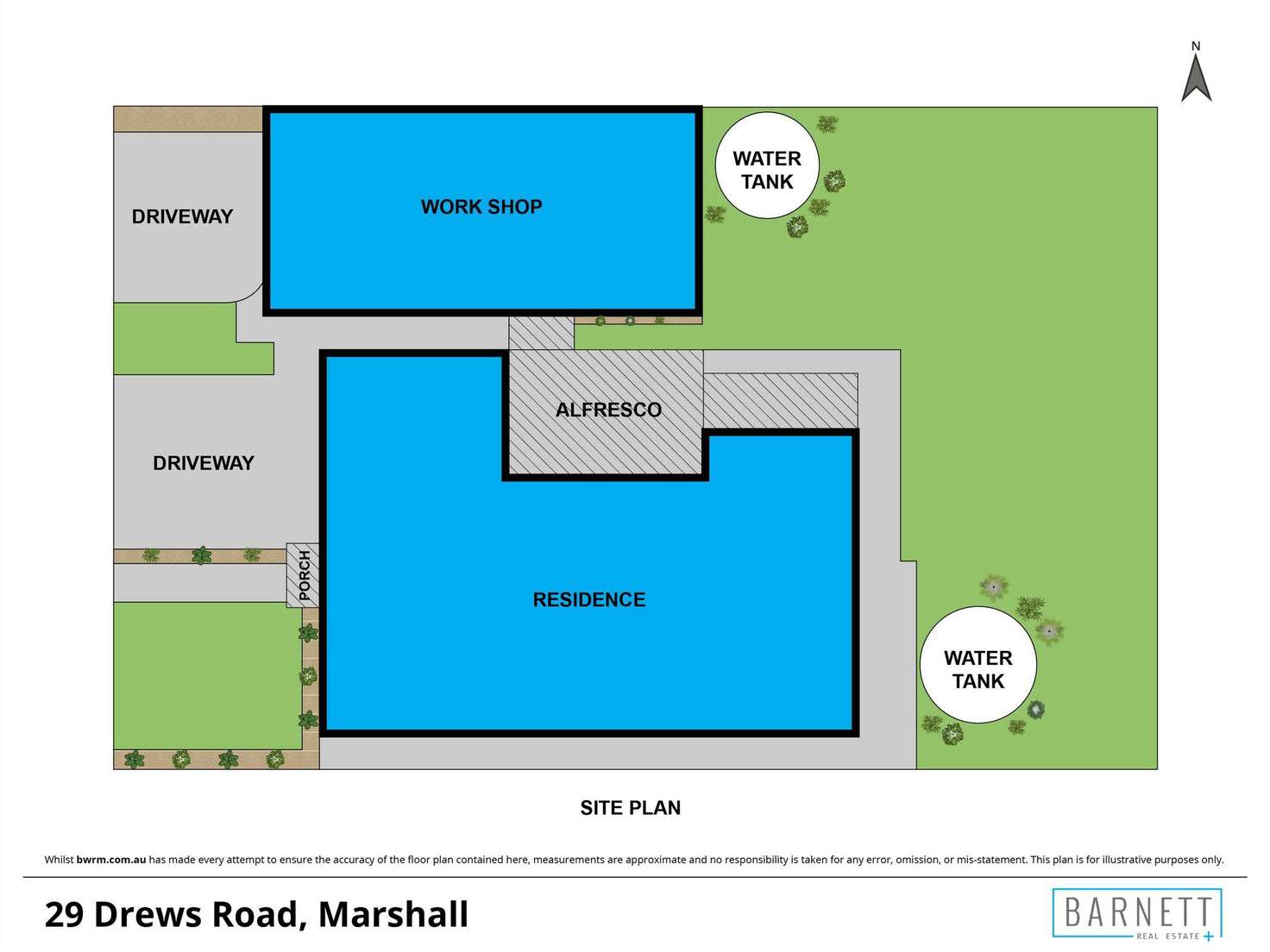 Floorplan of Homely house listing, 29 Drews Road, Marshall VIC 3216