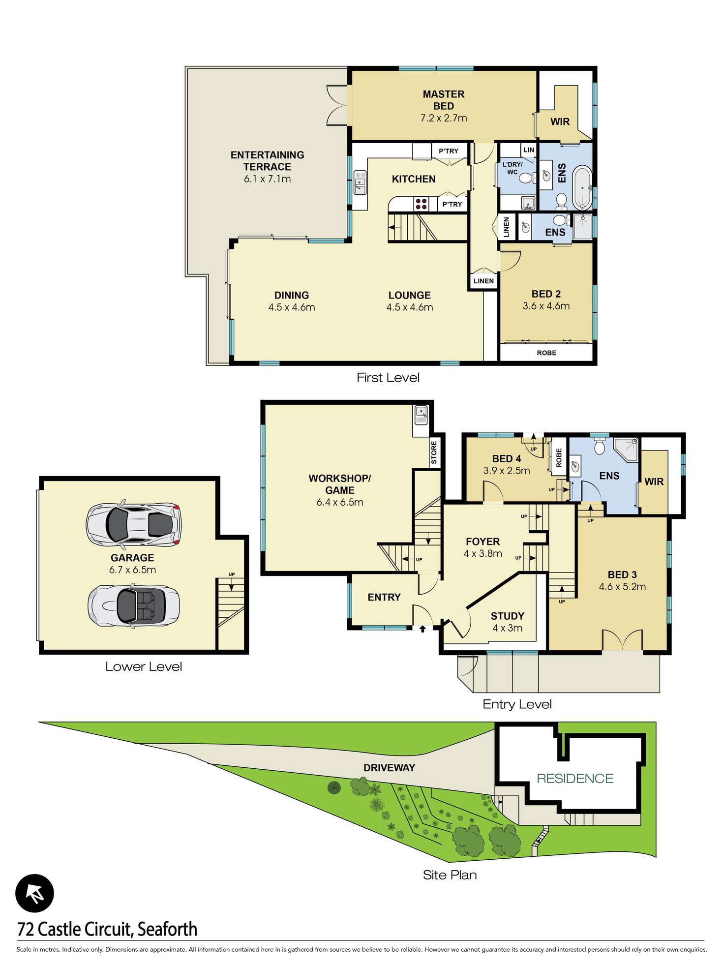 Floorplan of Homely house listing, 72 Castle Circuit, Seaforth NSW 2092