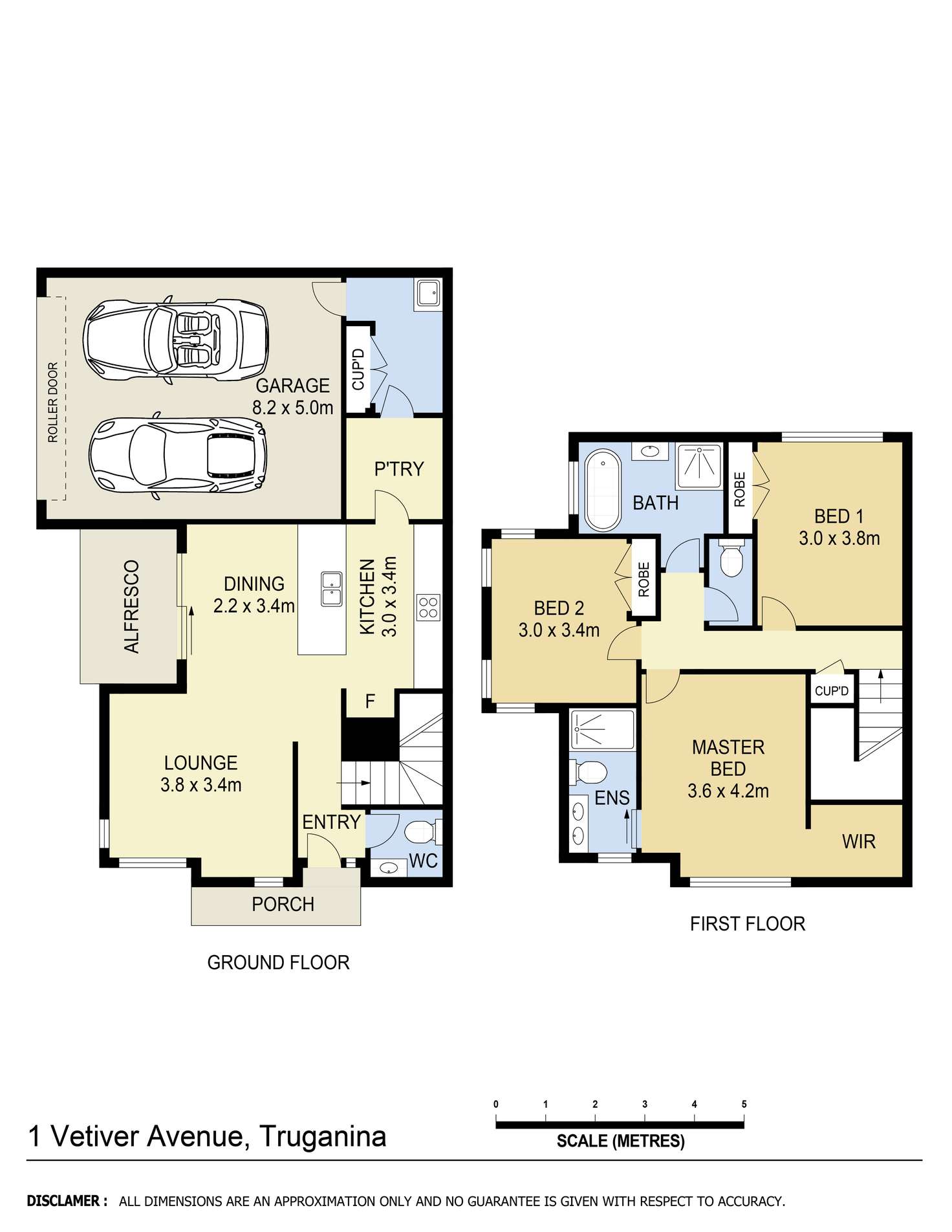 Floorplan of Homely house listing, 1 Vetiver Avenue, Truganina VIC 3029