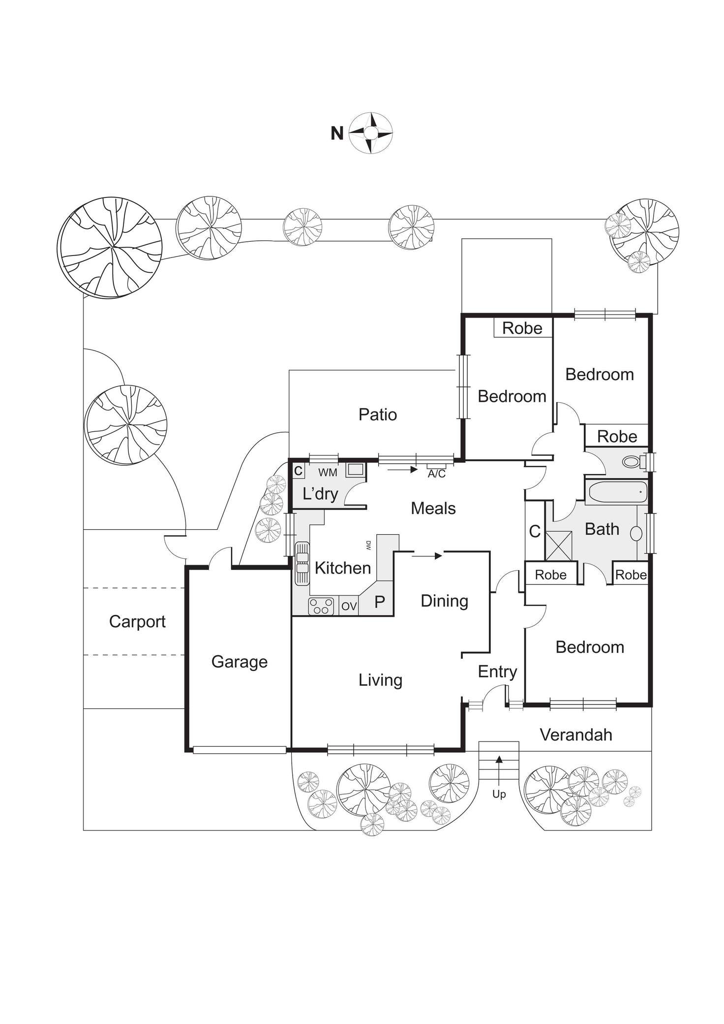 Floorplan of Homely villa listing, 3/232 Belmore Road, Balwyn North VIC 3104