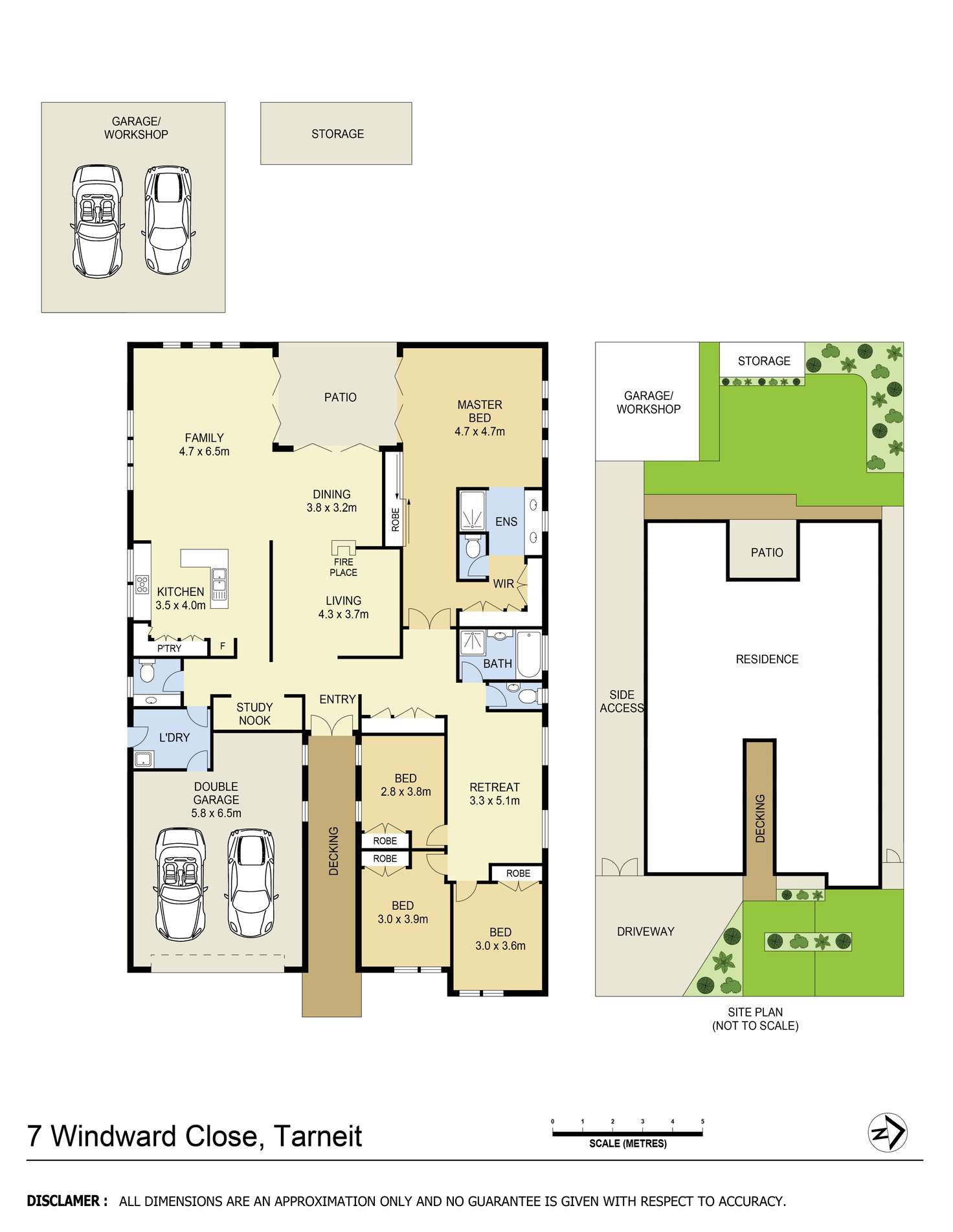 Floorplan of Homely house listing, 7 Windward Close, Tarneit VIC 3029