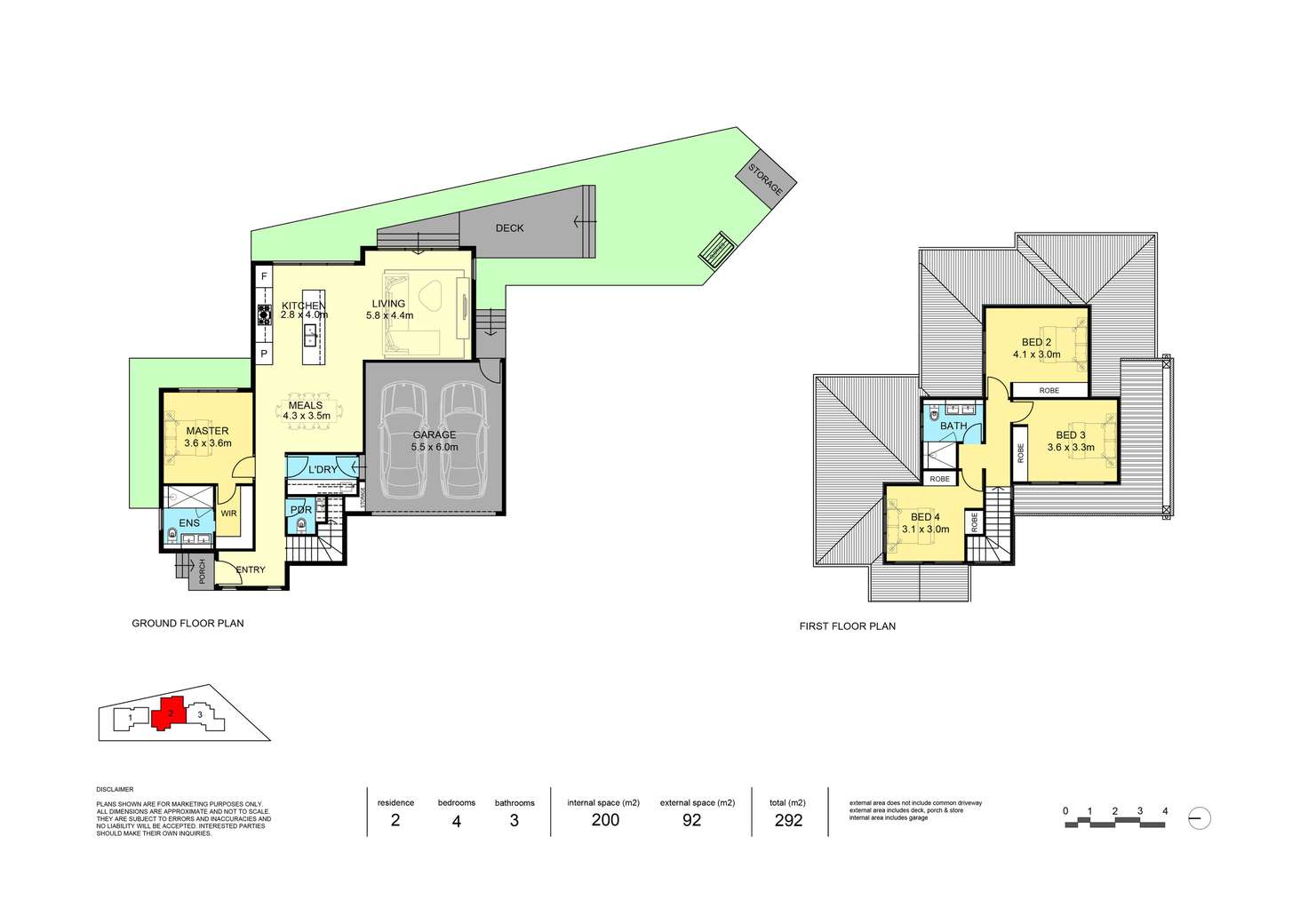 Floorplan of Homely townhouse listing, 2/47 Woodvale Grove, Rosebud VIC 3939