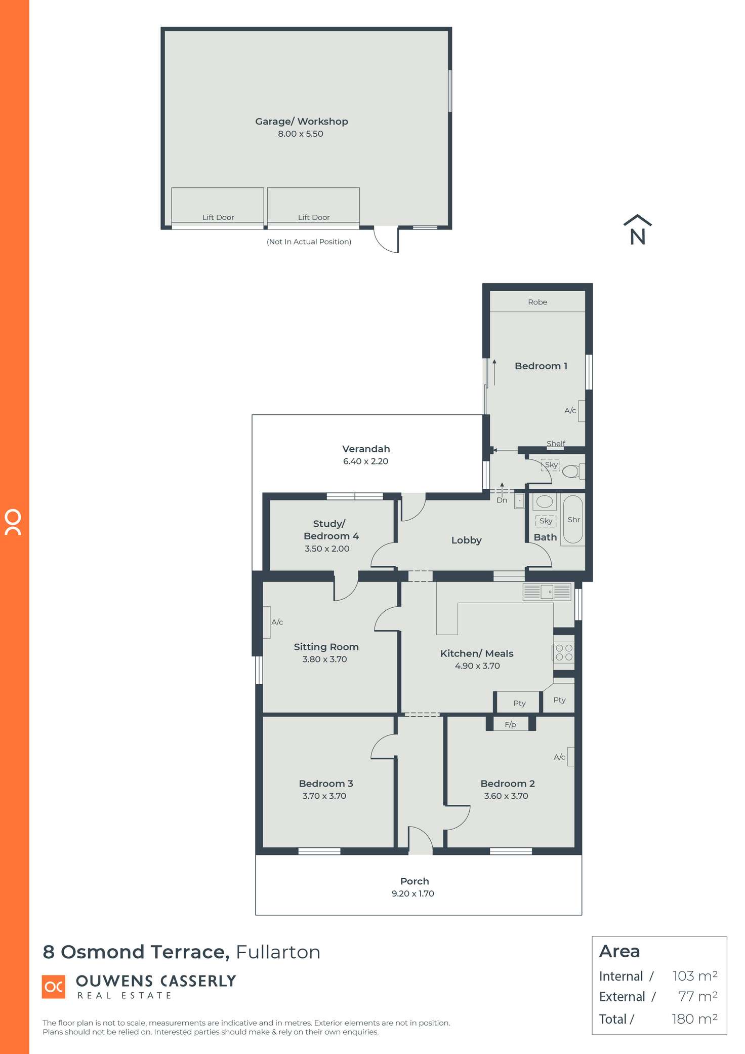Floorplan of Homely house listing, 8 Osmond Terrace, Fullarton SA 5063