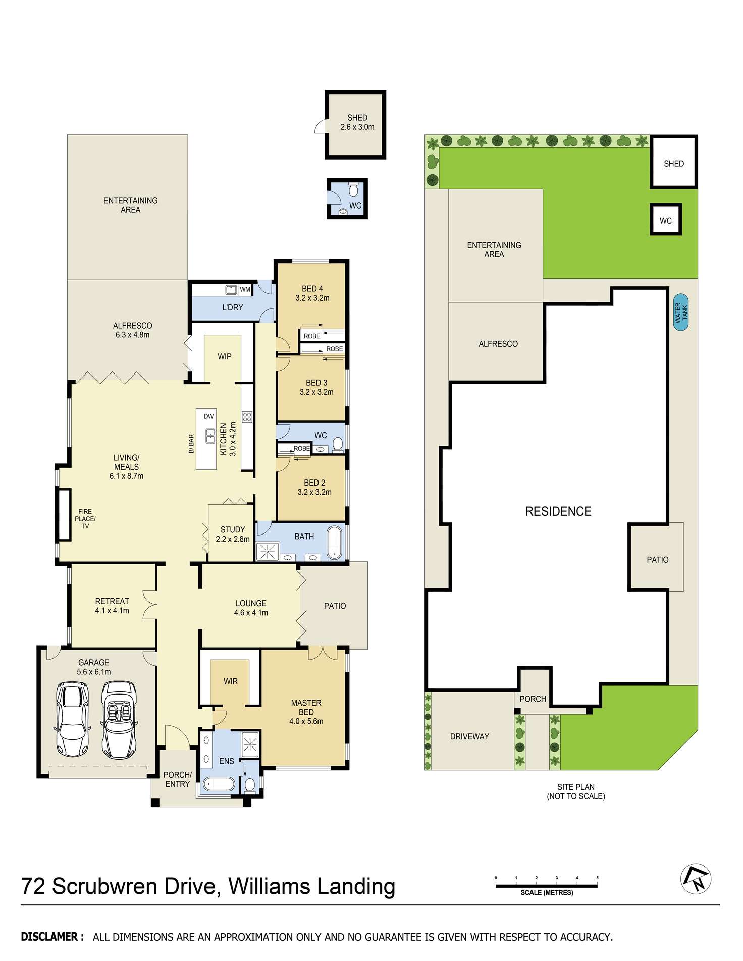 Floorplan of Homely house listing, 72 Scrubwren Drive, Williams Landing VIC 3027